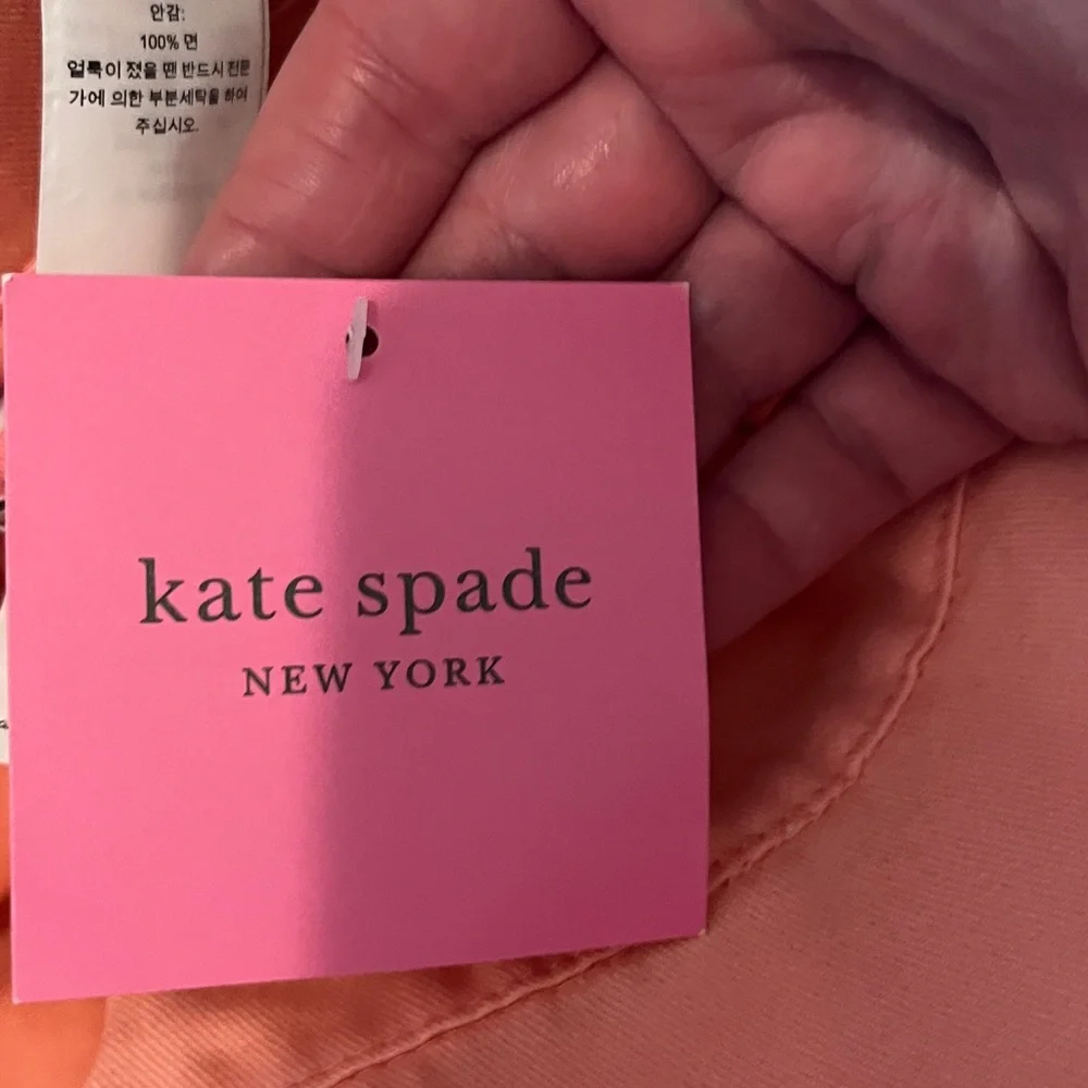 Kate Spade Reversible Bucket Hat β οΈ Green Palm Print / Pink | NWT~ - Picture 14 of 14